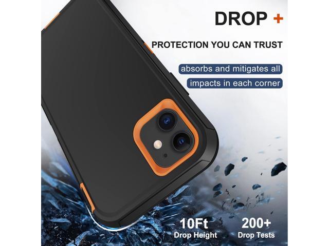 for iPhone 11 Case with Belt Clip Holster, 2 x Screen Protector, [Military Grade] Heavy Duty Full Body Shockproof Dust-Proof Drop Proof Rugged...