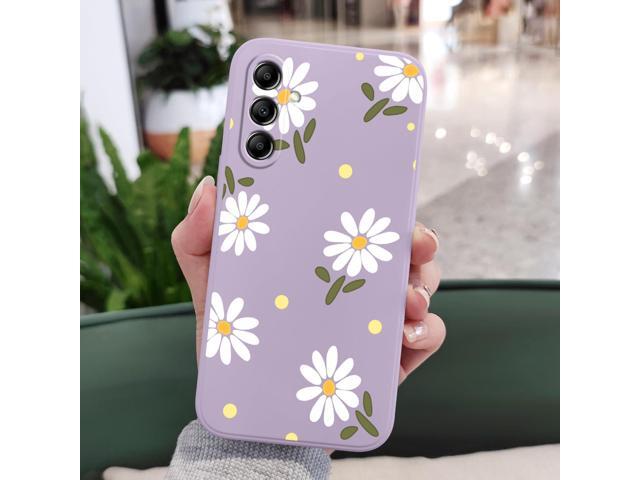 for Samsung Galaxy A14 5G Case, Yellow Flowers Butterfly for Galaxy A14 Case, Shockproof Flexibility Soft Protective Protector Phone A14 5g...