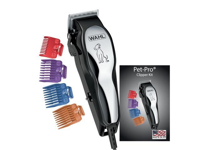 Wahl USA Clipper Pet-Pro Dog Grooming Kit - Electric Corded Dog Clipper for Dogs & Cats with Fine & Medium Coats - Model 9281-210