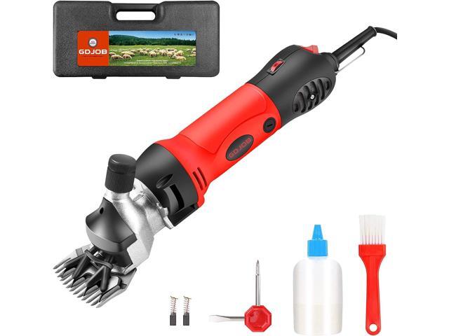 Sheep Shears 500W Professional 6 Speeds, Heavy Duty Sheep Clippers for Sheep, Alpacas, Goats and Thick Coat Animals