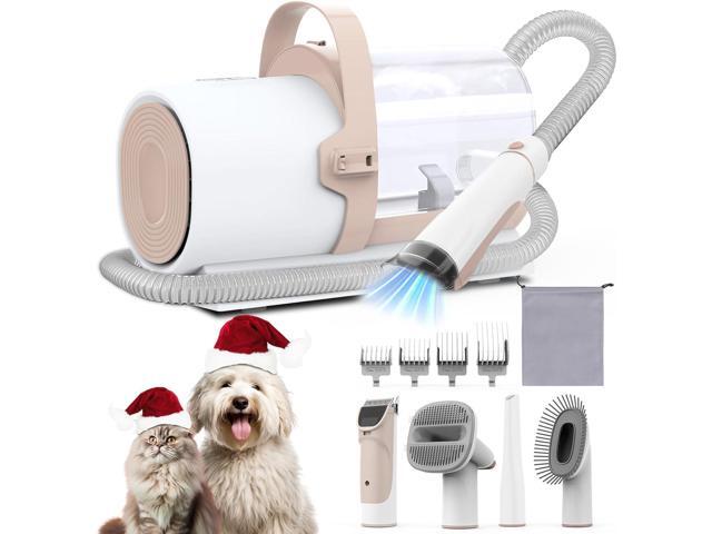 Dog Grooming Vacuum, Pet Grooming Kit with Dog Clippers, 2.5L Dust Cup 11000Pa Dogs Vacuum for Shedding Grooming, 5 Grooming Tools Home Cleaning in.