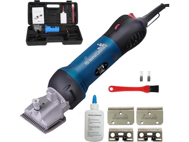 110V 400W Heavy Duty Professional Horse Clippers Kit Animal Grooming 6 Speeds Shaving Thick Coats Fur Hair Ponies Equine Pigs Cattle Farm Livestock.
