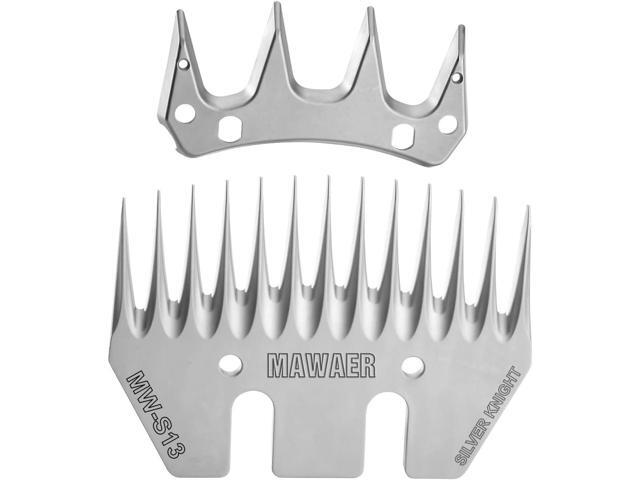 13 Tooth Pet & Livestock Shearing Replacement Blades for fit Oster, Lister, Heiniger Sheep Clippers, Detachable Animal Trimmer Shears for Grooming.