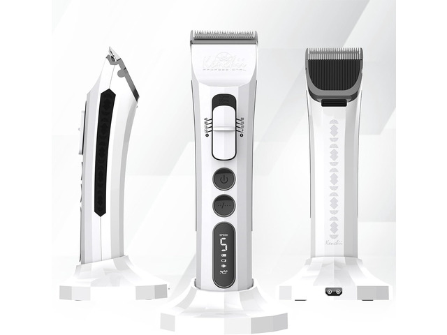Kenchii Flash Dog Clippers for Grooming 4-in-1 Digital Cordless Cat & Dog Grooming Clipper for Pet Care, Precision Pet Grooming Trim, Shape, and...