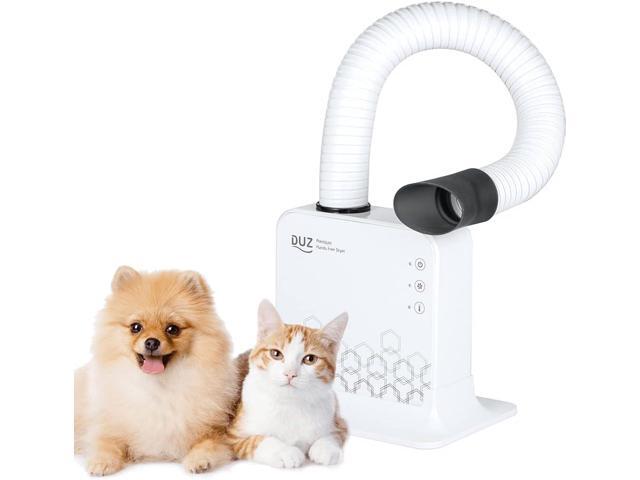 DUZ V2 Super Quiet Hands-Free Pet Dryer: Low-Noise Dog Dryer for Grooming, Reduces Labor & Stress, Ideal for Small Dogs and Cats, 1-Year Warranty