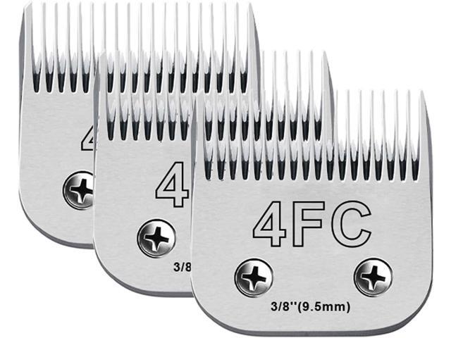 3Pack 4FC Blades for Dog Grooming Blades Compatible with Andis,Oster A5,Wahl km10 Dog Clippers,Detachable Dog Clipper Blade for Dog Cat Horse...