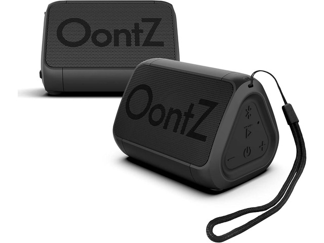 OontZ Solo Portable Bluetooth Speaker 2 Pack, Ultra Portable, 14 Hours of Playtime, 100ft Wireless Range, Waterproof, Budget-Friendly Speaker for...