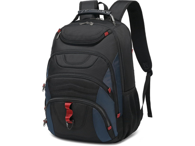 Boavan Laptop Backpack for men, 17.3 inch Laptop Bag with USB Port, Waterproof Travel Work Backpack Purse, Anti-Theft Teacher Nurse Doctor Casual...