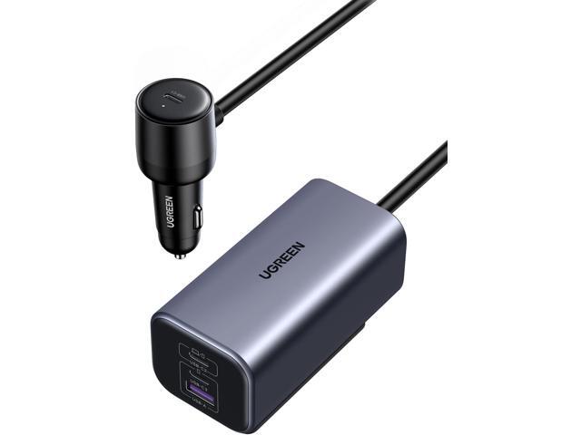 UGREEN 150W USB C Car Charger, PD 3.1 140W Car Charger Adapter Fast Charging 4-Port Cigarette Lighter USB Multi Port Charger Compatible with iPhone...