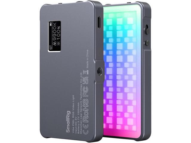 P96L RGB Video Light by SmallRig, Portable Metal LED Camera Light, 2500-8000K, 21 Effects, CRI 96+, OLED Display, Photo and Video Lighting, Long...
