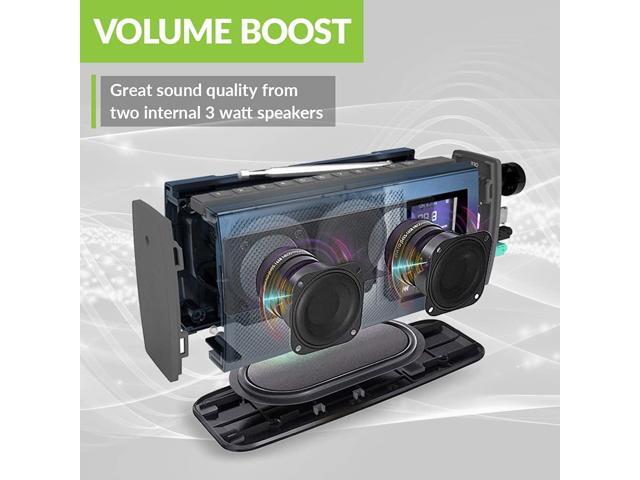 Avantree Wireless Portable TV Speaker & FM Radio 2-in-1, with Low Latency Bluetooth TV Transmitter, Ideal for Seniors, Hard of Hearing - Audikast 4860
