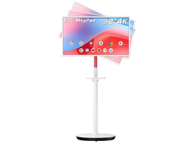 KTC 32 Inch MEGAPAD 4K Touchscreen Smart Portable TV Monitor with Android 13 Google EDLA-Certified, 9500mAh Built-in Battery Mobile Screen on.