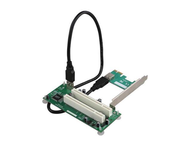 On Sale Desktop PCI-Express PCI-e to PCI Adapter Card PCIe to Dual Pci Slot Expansion Card USB 3.0 Add on Cards Convertor Cable length: PCIE to.