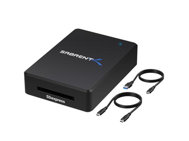 SABRENT USB 3.2 Type-C and Type-A to SD Express 7.1 Card Reader (CR-SDX7)