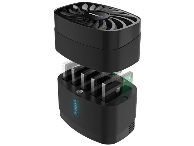 SABRENT 5-Bay USB-C Docking Station for 2.5 SATA HDDs and SSDs with Built-in Cooling Fan (DS-5R15)