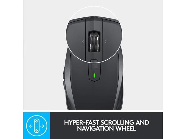 logitech - MX Anywhere 2S Wireless Laser Mouse - Black 910-005748 NEW