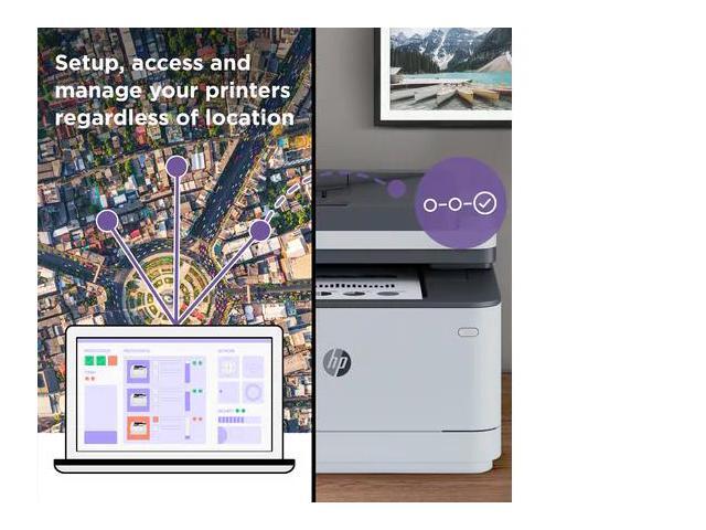 HP - LaserJet Pro MFP 3101fdw Wireless AI-Enabled Black-and- All-in-One Laser Printer - White - image 8