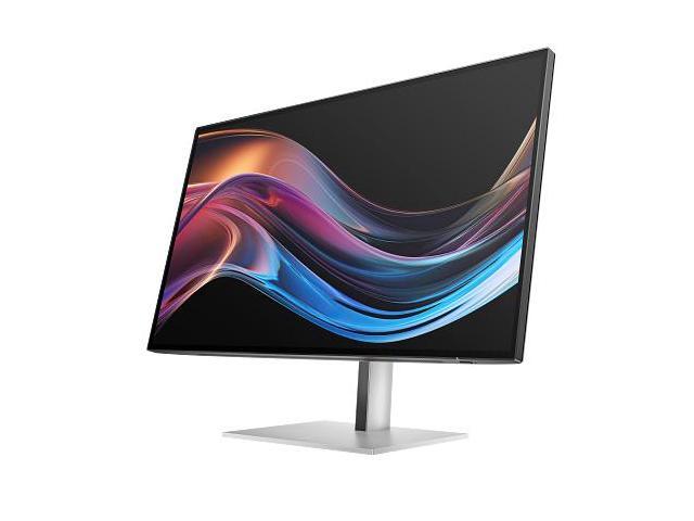 HP - 27" IPS LCD 4K UHD 60Hz Monitor with HDR (USB, HDMI) - Natural Silver, Silver - image 9