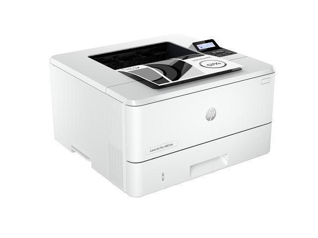 HP - LaserJet Pro 4001dn Black-and- Laser Printer - White - image 3