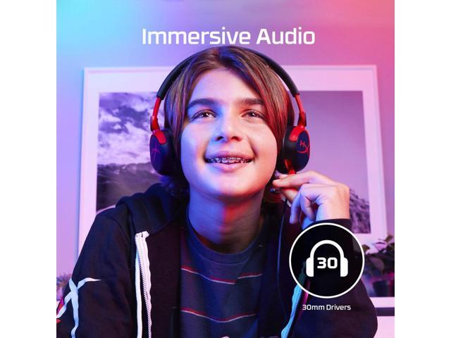 HyperX - Cloud Mini Wired Headset for PC, PS5, PS4, Xbox Series X|S, Xbox One, Nintendo Switch, Chromebook, and Mobile - Blue/Red/Yellow - image 3