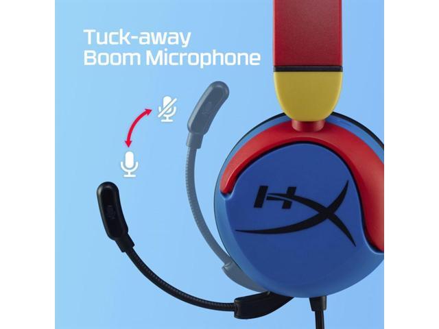 HyperX - Cloud Mini Wired Headset for PC, PS5, PS4, Xbox Series X|S, Xbox One, Nintendo Switch, Chromebook, and Mobile - Blue/Red/Yellow - image 4