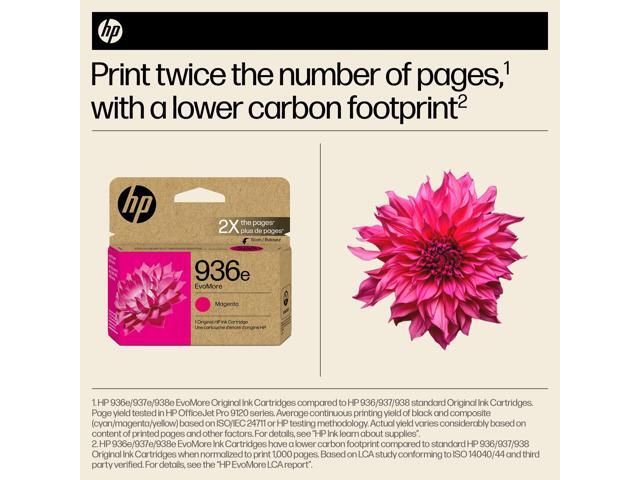 HP 936e EvoMore Magenta Original Ink Cartridge, 1,650 pages, 4S6V4LN