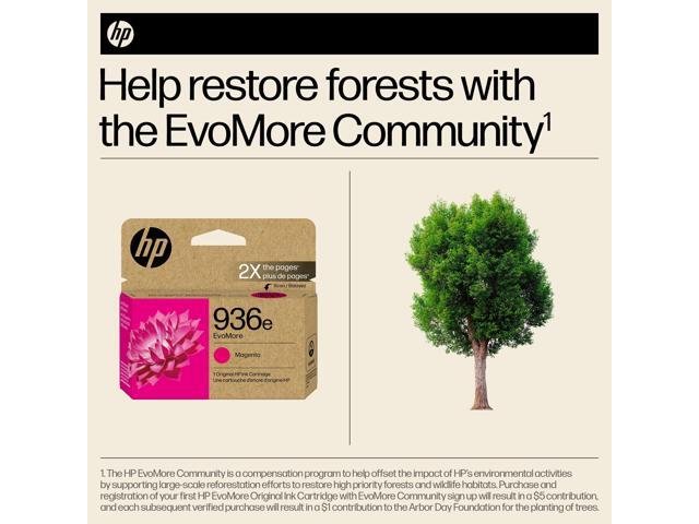 HP 936e EvoMore Magenta Original Ink Cartridge, 1,650 pages, 4S6V4LN