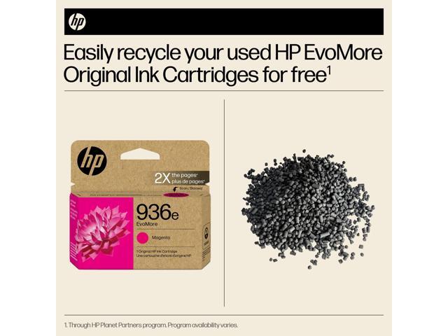 HP 936e EvoMore Magenta Original Ink Cartridge, 1,650 pages, 4S6V4LN