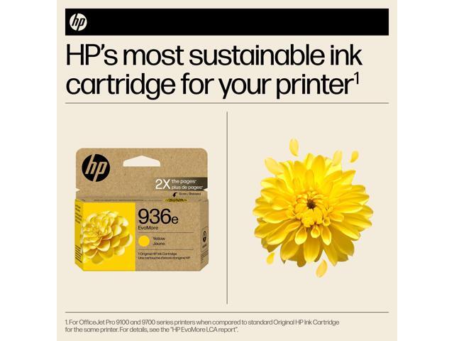 HP - 936e EvoMore Ink Cartridge - Yellow - image 3
