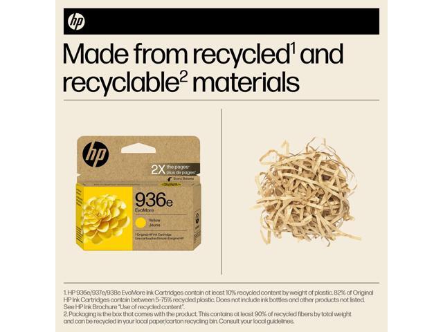 HP - 936e EvoMore Ink Cartridge - Yellow - image 4