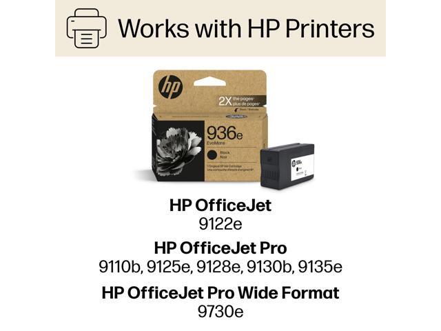 HP - 936e EvoMore Ink Cartridge - Black - image 2