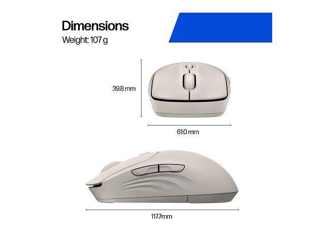 HP - 400 Quiet Wireless Bluetooth Ambidextrous Mouse - Wireless - Pink - image 10