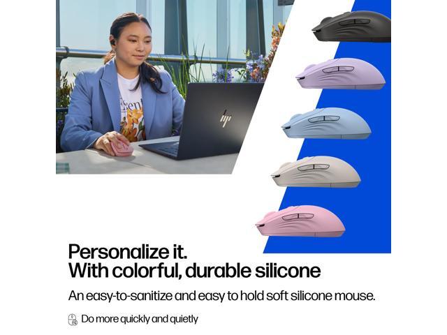 HP - 400 Quiet Wireless Bluetooth Ambidextrous Mouse - Wireless - Maple - image 3
