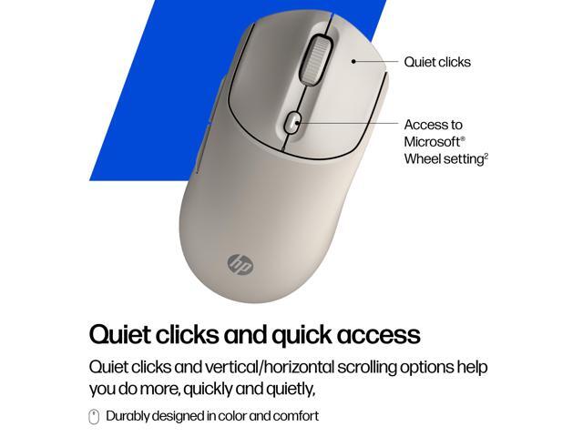 HP - 400 Quiet Wireless Bluetooth Ambidextrous Mouse - Wireless - Maple - image 4