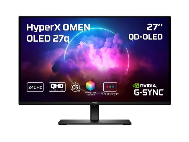 HyperX - OMEN 27" OLED QHD 240Hz 0.03ms GtG G-SYNC Compatible Gaming Monitor with Adjustable Height (DisplayPort, HDMI) - Black - image 2