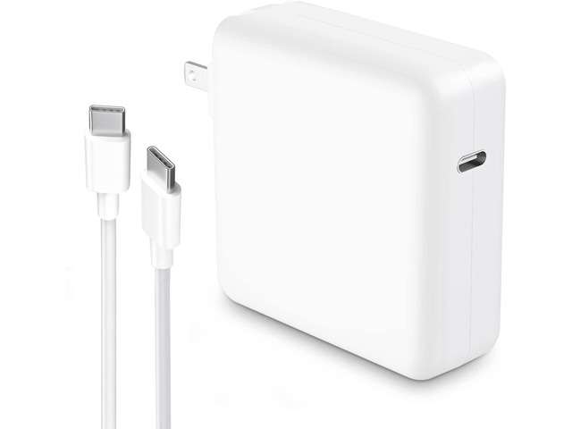 Mac Book Pro Charger, 61W/67W USB C Charger Power Adapter for MacBook Pro/Air 13/14 Inch, for MacBook 12 Inch, Included USB-C to USB-C Charge Cable...