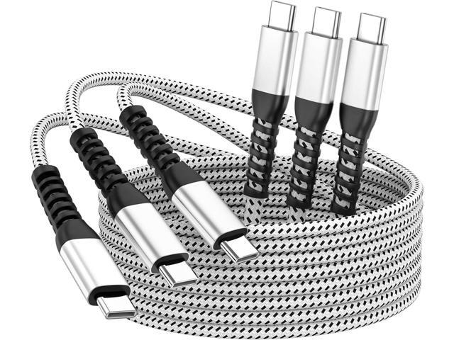 USB C to USB C Cable (3 Pack 6ft) iPhone 16/15 Charger Cord, 60W Type C Long Fast Charging Cable for Apple iPhone 16/15 Pro Max Plus/MacBook...