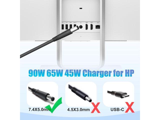 90W 19V 4.74A AC Adapter Charger Power Supply for HP Pavilion All-in-One Desktop PC 20-B010 20-B013W 20-B014 21-h010 21-2024 22-3010 22-3020...
