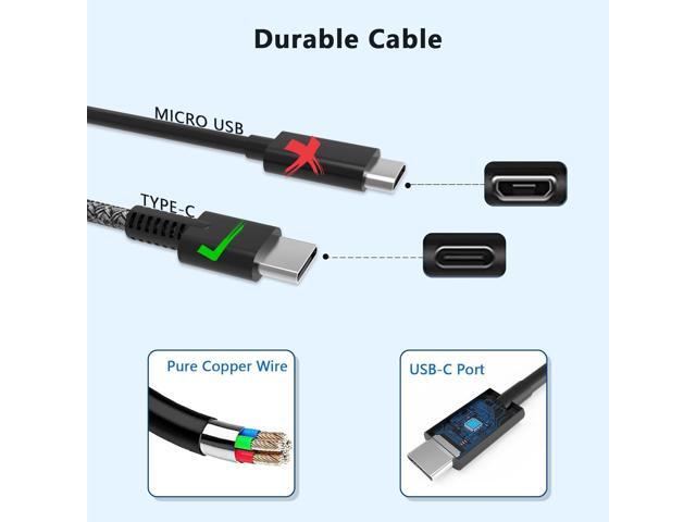 New Slim 65W USB C Laptop Charger, Compatible with HP EliteBook, Envy, OmniBook, ProBook, ZBook, Spectre, Chromebook, Pavilion, Elite x2-Type C...