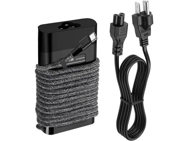 New Slim 65W HP Laptop Charger USB C Replacement for HP Envy X360,Spectre X360,Elitebook X360,Elite X2,Elitebook 840,Chromebook,Envy,ZBook,ProBook...