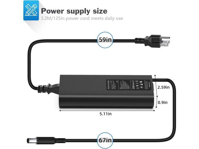 90W Laptop Charger for Dell Latitude E6410 E6420 E6430 E6440 E6540 7490 7390 7480 5490 5580 5480 3190 E5470 E6520 E7440 E7450 with Size 7.4x5.0mm...