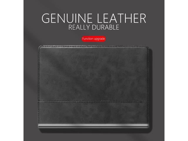 for Ipad (A16) 11th Gen 11 inch 2025 and Ipad 10th Gen 10.9 inch Case 2022 Genuine Leather Cover Protective Shell,Auto Wake/Sleep. Black