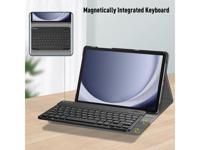 Keyboard Case for Samsung Galaxy Tab A9 Plus/A9+ 5G 11 Inch 2023 Model (SM-X210/X216/X218), Slim Lightweight Stand Cover with Magnetically...