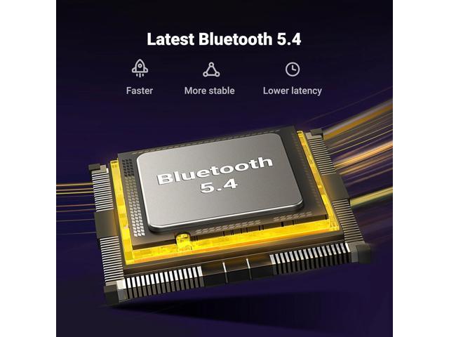 UGREEN USB Bluetooth Adapter, 2024 5.4 Bluetooth Adapter for PC, Plug & Play for Windows 11/10/8.1, Bluetooth Receiver & Transmitter for Bluetooth...