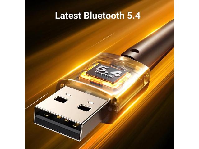 UGREEN Bluetooth 5.4 Adapter for PC, Long Range USB Bluetooth Dongle (BR+EDR+BLE), Wireless Transfer for Bluetooth Mouse Keyboard Headphones...