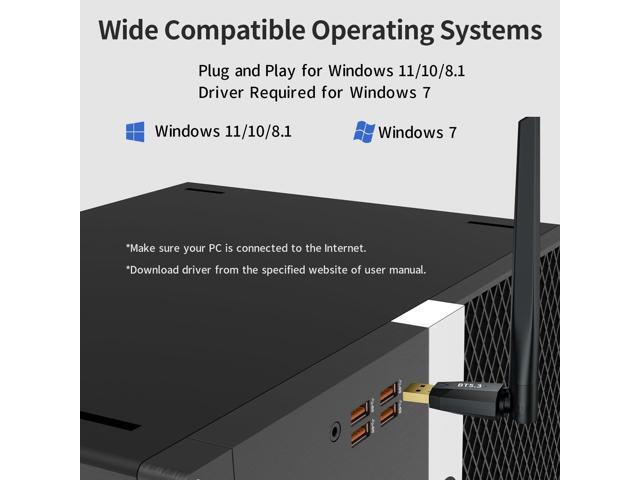 Long Range Bluetooth 5.3 USB Adapter for PC, 492FT, Plug and Play Wireless Transmitter Dongle for Windows 11/10/8.1/7, Pair W/Bluetooth Headset...