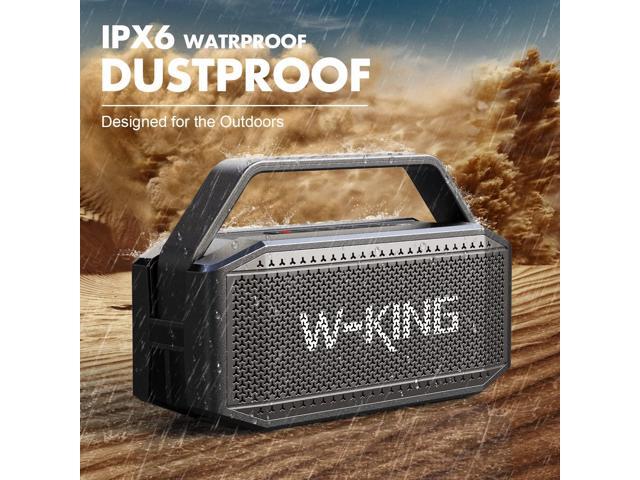 W-KING Portable Loud Bluetooth Speaker, 100W Max Waterproof Outdoor Speakers Bluetooth Wireless, IPX6 Party Big Large Speaker Boombox 2...