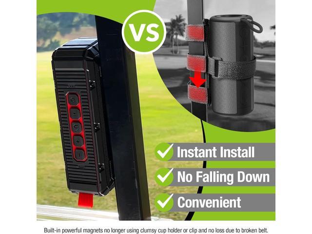 Pro Portable Magnetic Bluetooth Golf Speaker Wireless Waterproof IPX6/Shockproof 3rd Generation Magnetic Golf Speakers for Golf Cart 24Hour Battery...