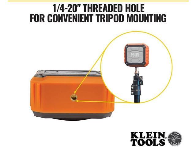 Klein Tools AEPJS1 Bluetooth Speaker, Wireless Portable Jobsite Speaker Plays Audio and Answers Calls Hands Free, IPX5, Worksite Ready