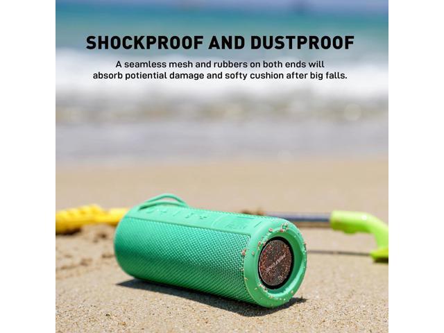 MIATONE Boombox Portable Bluetooth Speaker Gifts for Her Him Women Men - Green